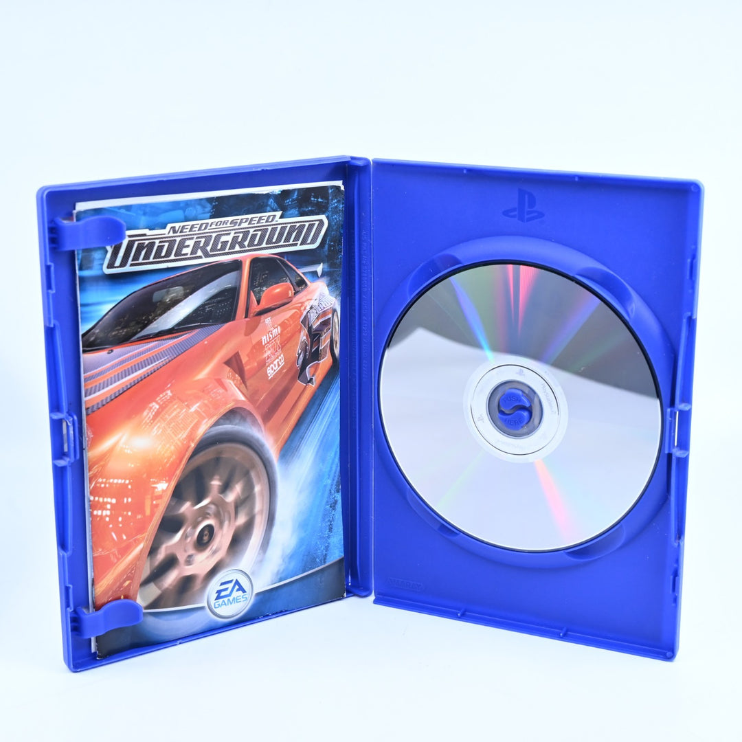Need for Speed: Underground - Sony Playstation 2 / PS2 Game + Manual - PAL