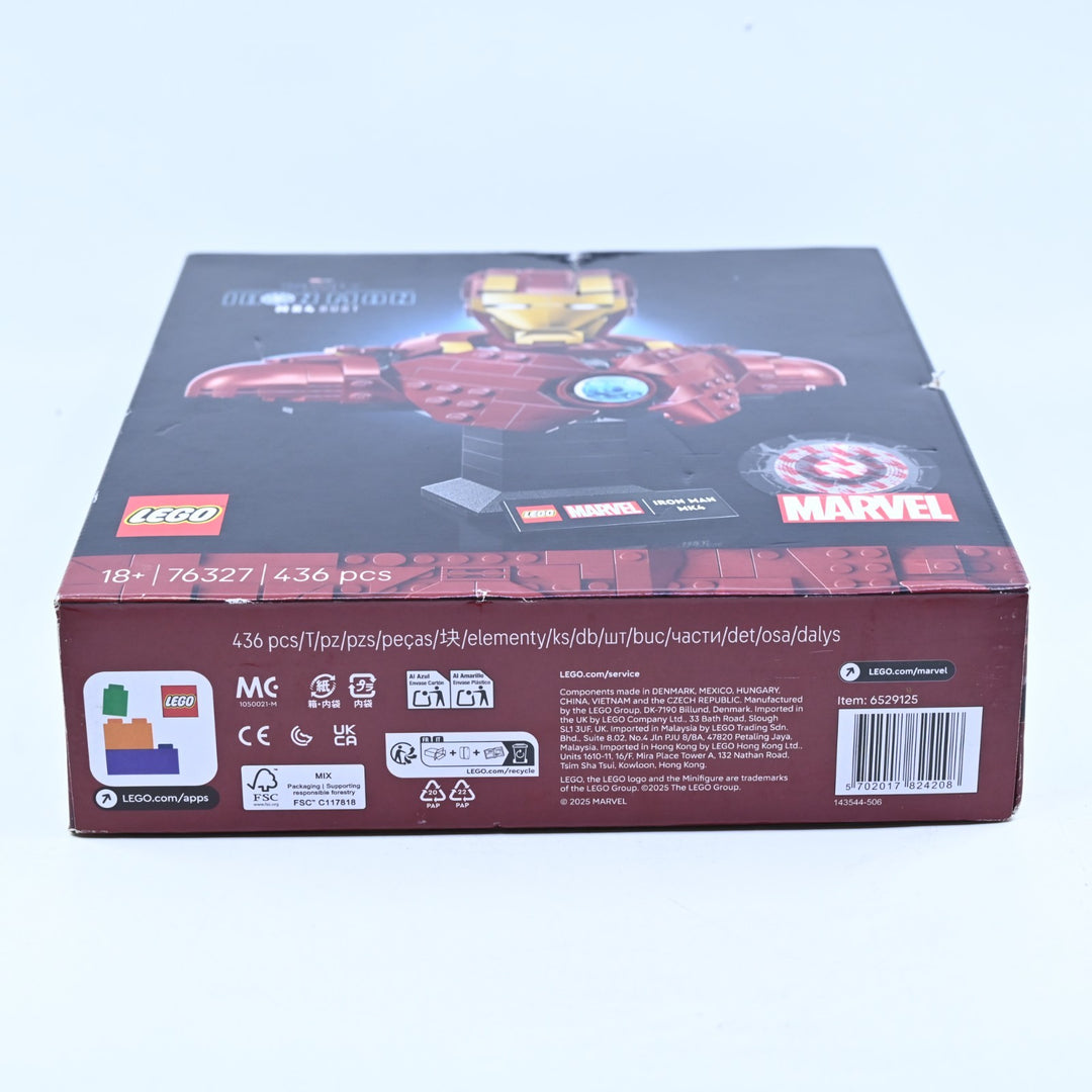 SEALED! LEGO 76327 Marvel - Infinity Saga Iron Man MK4 Bust - Toy