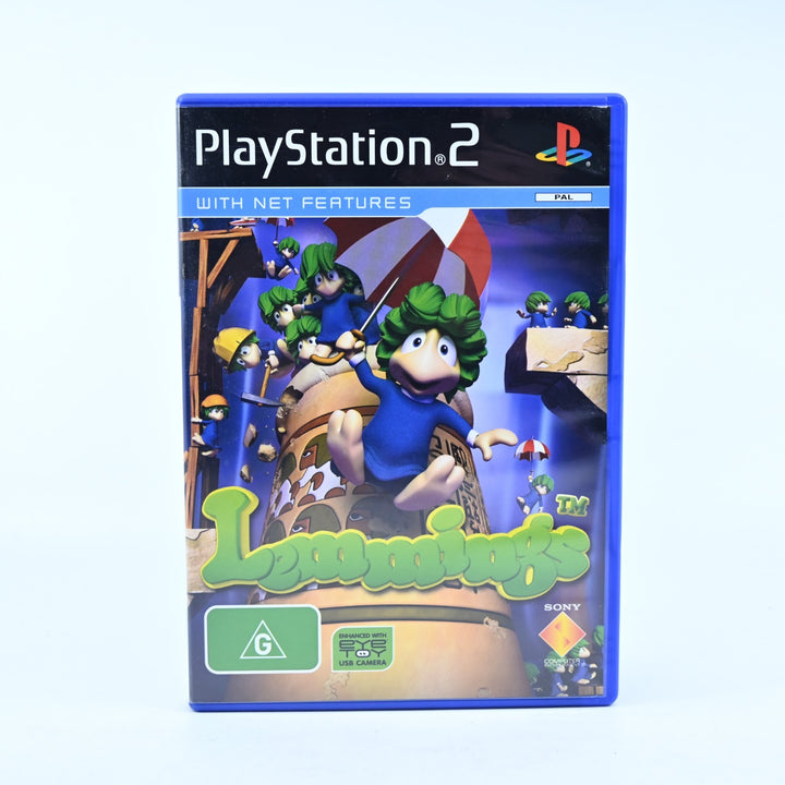 Lemmings - Sony Playstation 2 / PS2 Game + Manual - PAL - MINT DISC!