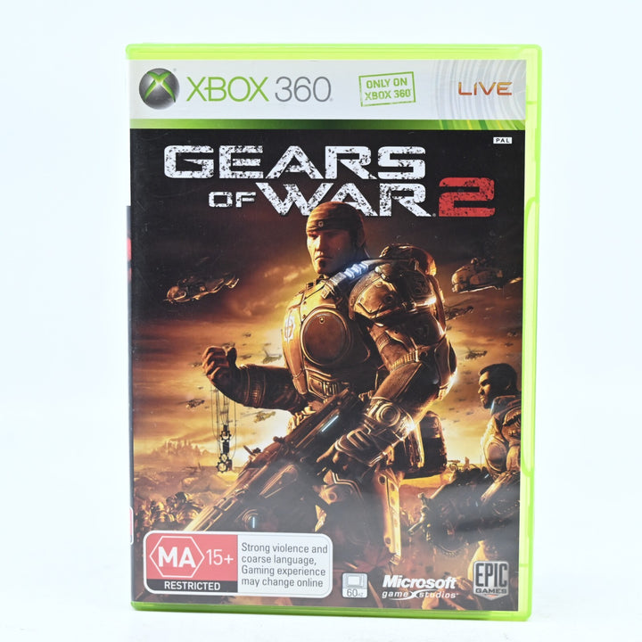 Gears of War 2 - Xbox 360 Game + Manual - PAL