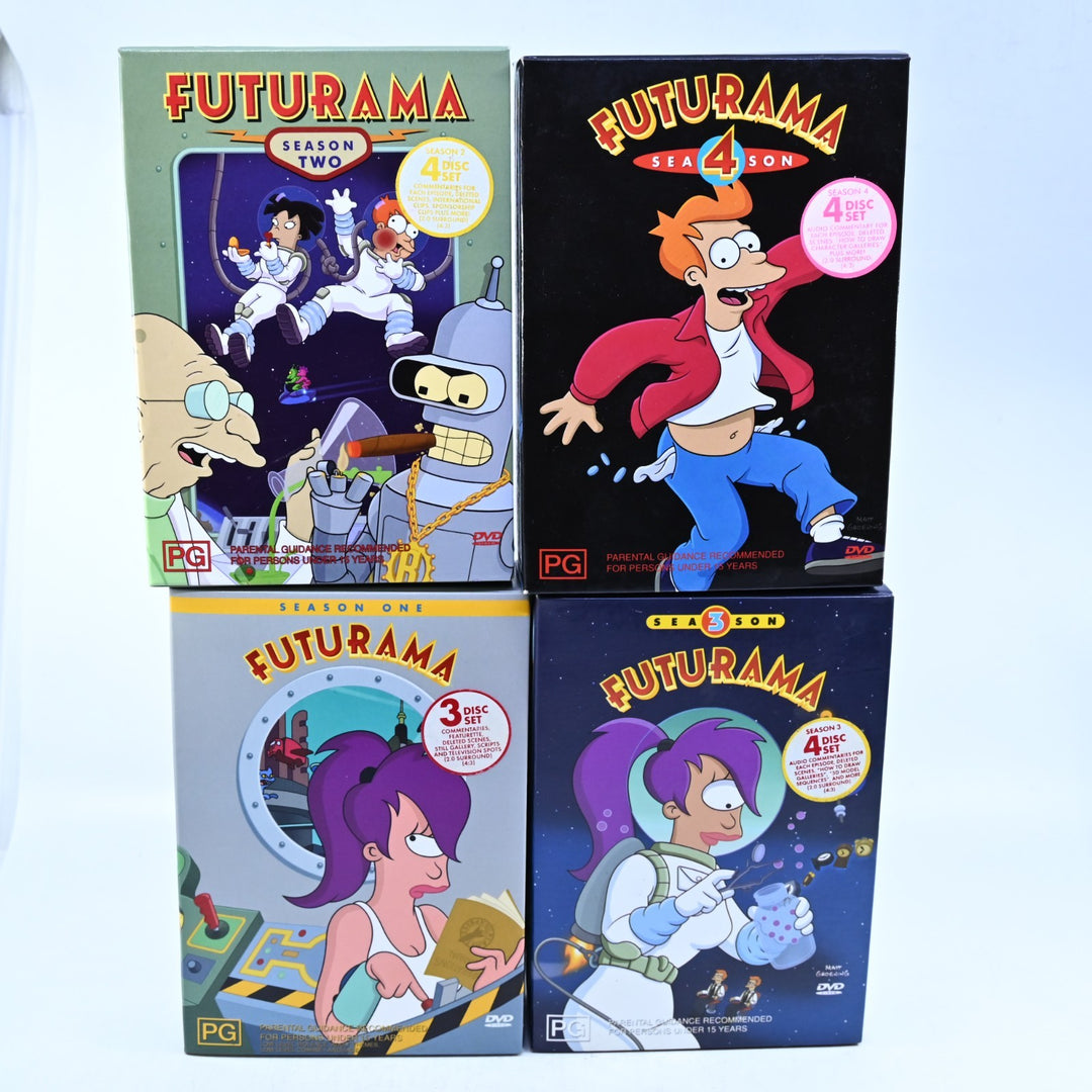 Futurama - Season 1-4 Box Sets - Region 4 - DVD