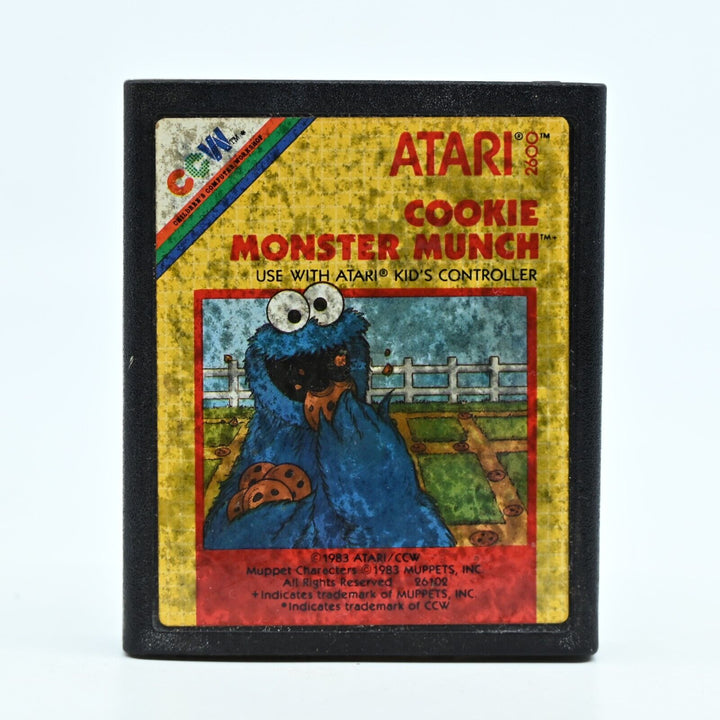 Cookie Monster Munch - Atari 2600 Game - PAL - FREE POST!