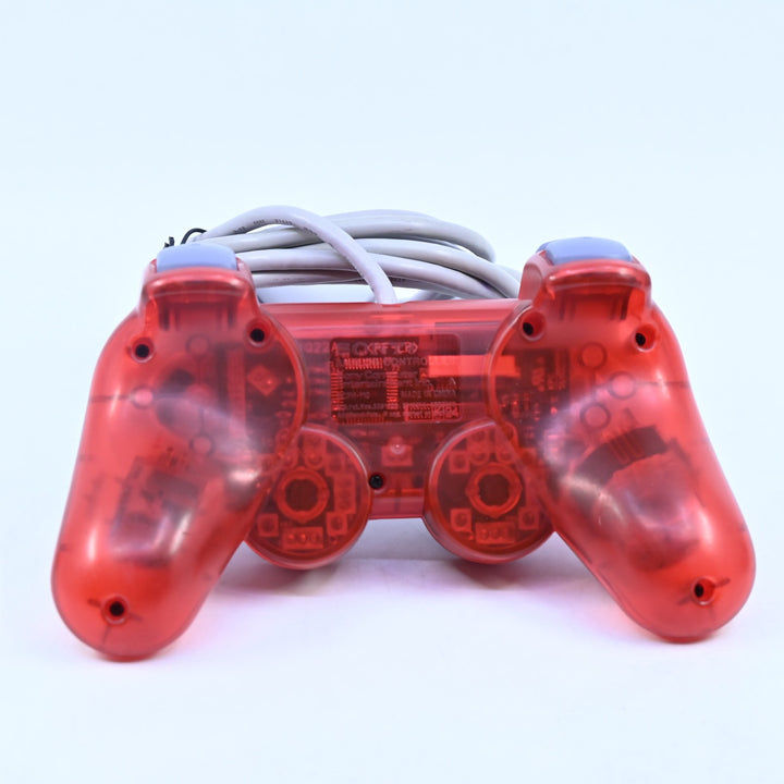 Crimson Red - PSOne Analog Controller - Sony Playstation 1 / PS1 Accessory