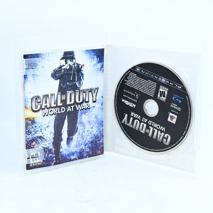 Call of Duty: World at War - Sony Playstation 3 / PS3 Game + Manual - FREE POST!