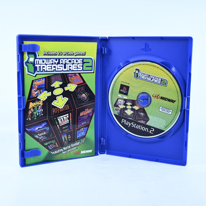 Midway Arcade Treasures 2 - Sony Playstation 2 / PS2 Game + Manual - PAL