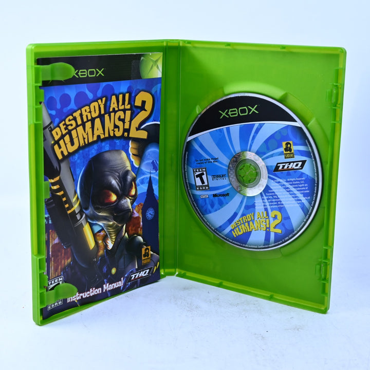 Destroy All Humans! 2 - Original Xbox Game + Manual - Region Free - MINT DISC!