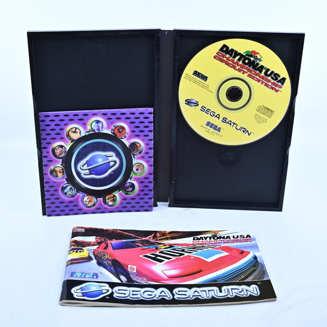 Daytona USA Championship Circuit Edition - Sega Saturn Game + Manual - PAL