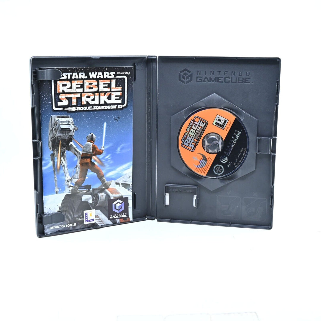 Star Wars Rogue Squadron III: Rebel Strike - Nintendo Gamecube Game + Manual PAL