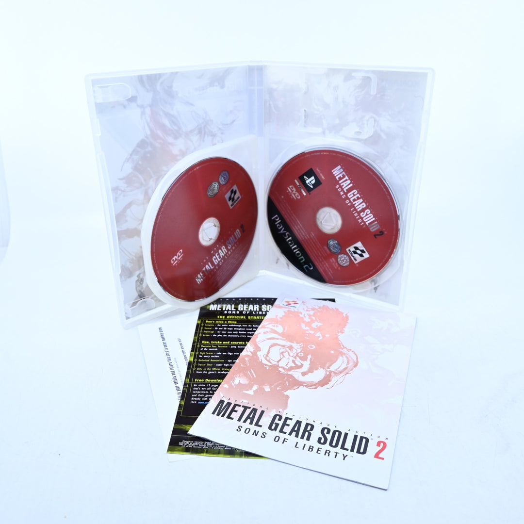 Metal Gear Solid 2: Sons of Liberty - Sony Playstation 2 / PS2 Game + Manual