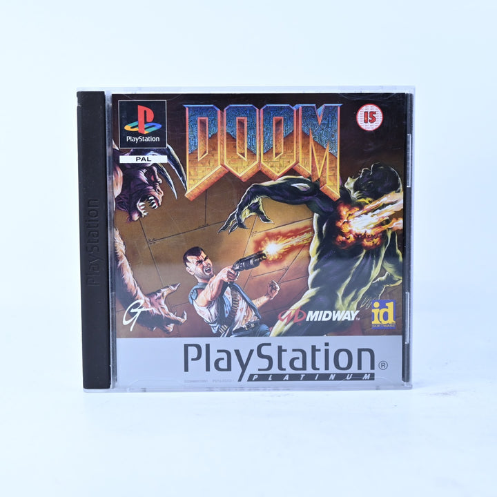 Doom - Sony Playstation 1 / PS1 Game + Manual - PAL