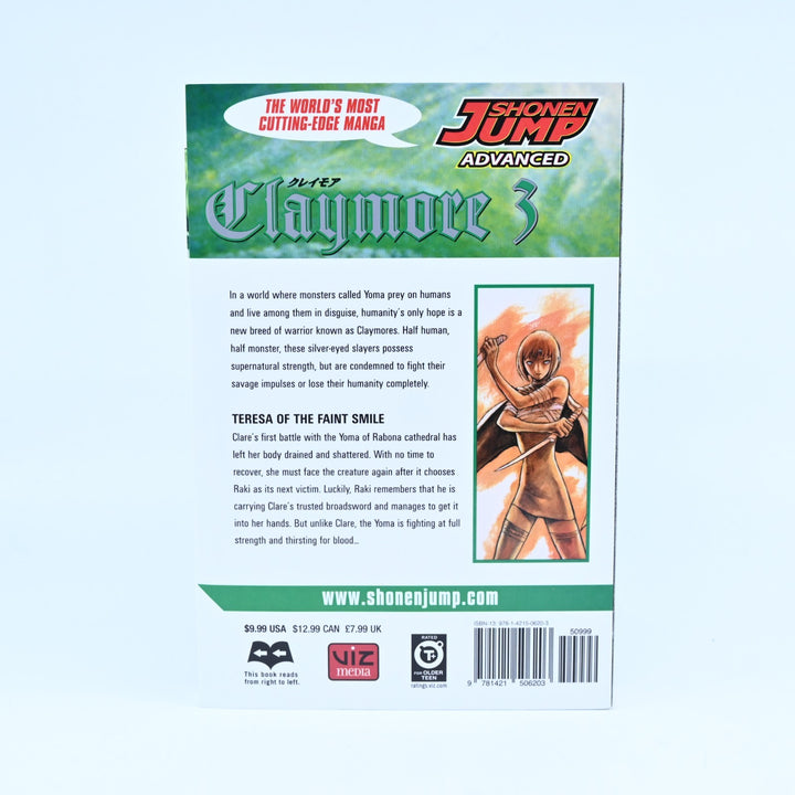 Claymore by Norihiro Yagi - Volumes 1 - 4 - Shonen Jump/Viz Media - Manga