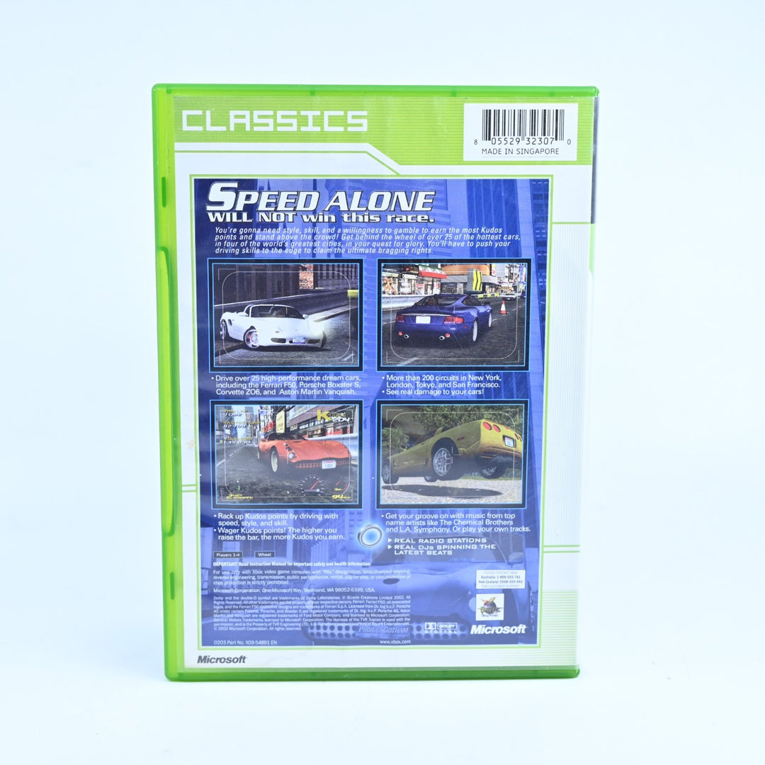 Project Gotham Racing - Original Xbox Game + Manual - PAL - MINT DISC!