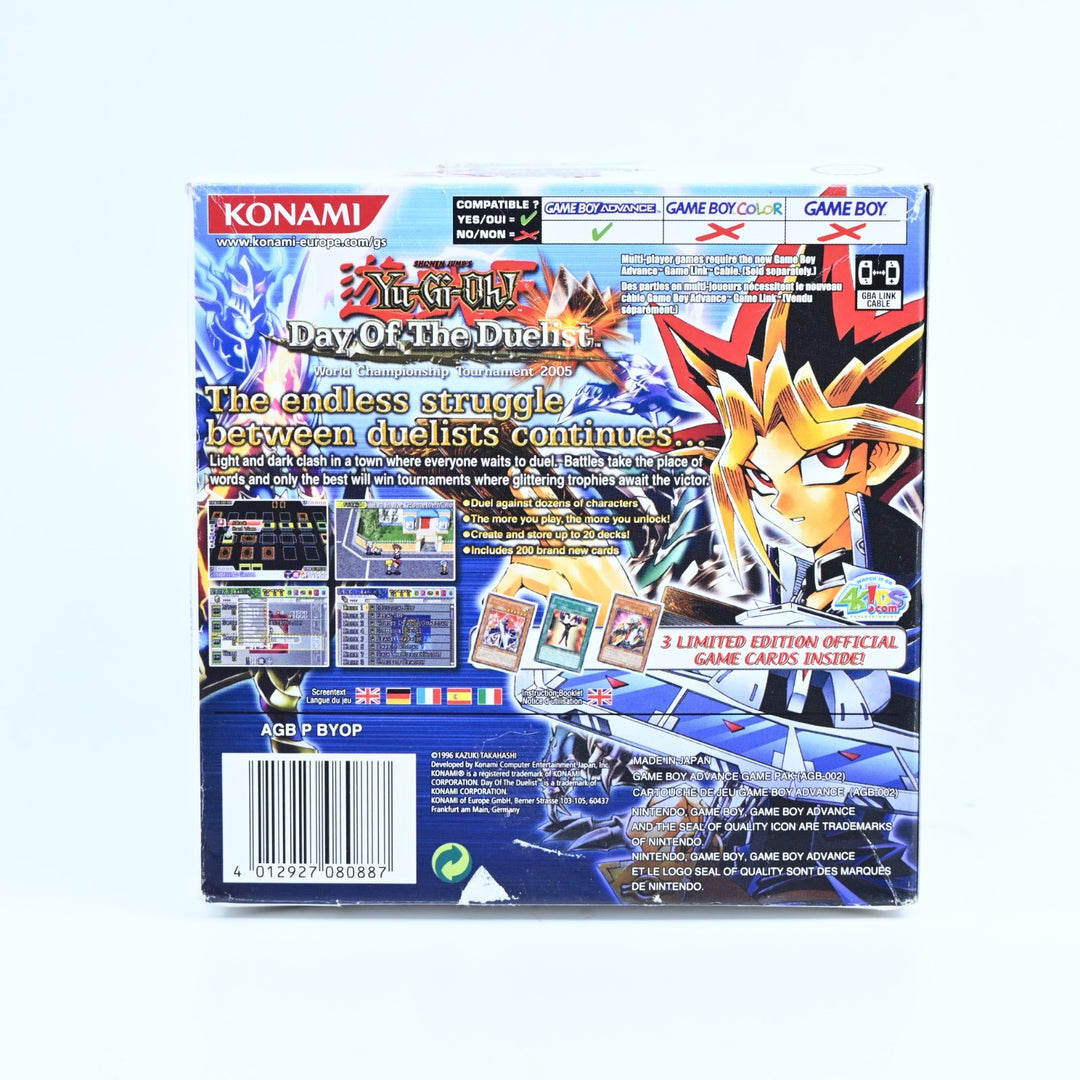 Yu-Gi-Oh! Day Of The Duelist - No Cards - GBA Boxed Game - PAL - FREE POST!