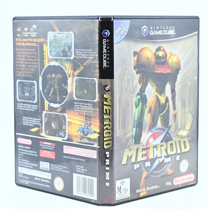 Metroid Prime - Nintendo Gamecube Game + Manual - PAL - FREE POST!