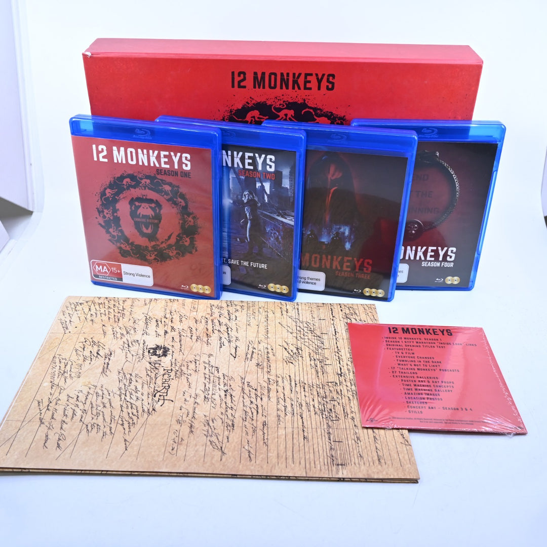 12 Monkeys Ultimate Collection - Seasons 1-4 - Region B - Blu-ray
