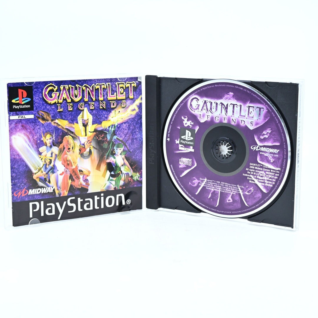 Gauntlet Legends - Sony Playstation 1 / PS1 Game + Manual - PAL - MINT DISC!