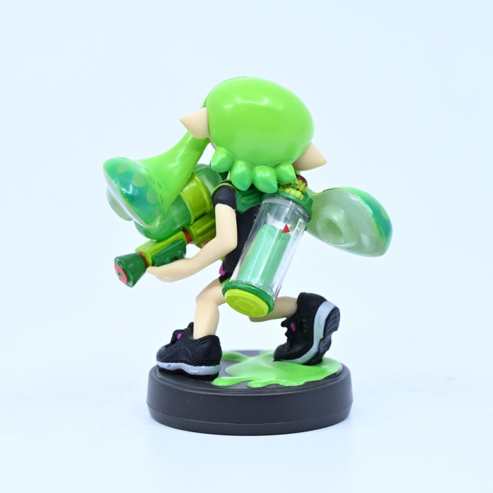 Inkling Girl Neon Green Amiibo - Splatoon - Nintendo - Toy