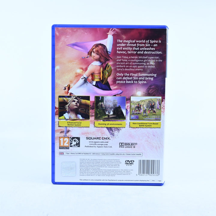 Final Fantasy X - Sony Playstation 2 / PS2 Game + Manual - PAL - MINT DISC!