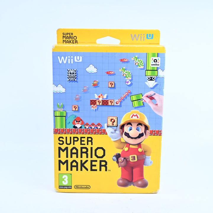Super Mario Maker - Nintendo Wii U Game + Artbook - PAL - FREE POST!