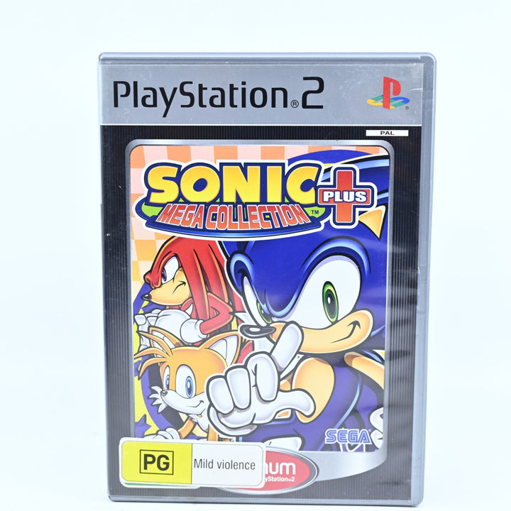 Sonic Mega Collection Plus - Sony Playstation 2 / PS2 Game - PAL - FREE POST!