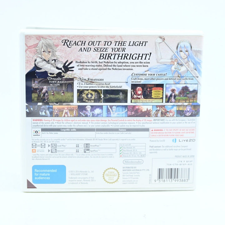 Fire Emblem Fates Birthright - Nintendo 3DS Game - PAL - FREE POST!