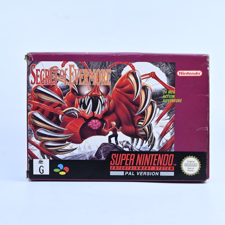 Secret of Evermore - Super Nintendo / SNES Boxed Game - PAL - FREE POST!