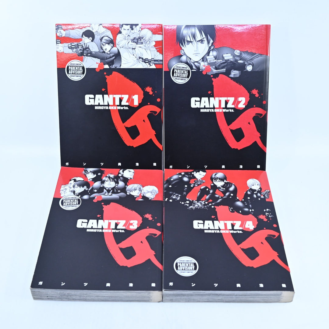 Gantz - Volumes 1-4 - Hiroya Oku - Dark Horse - Manga