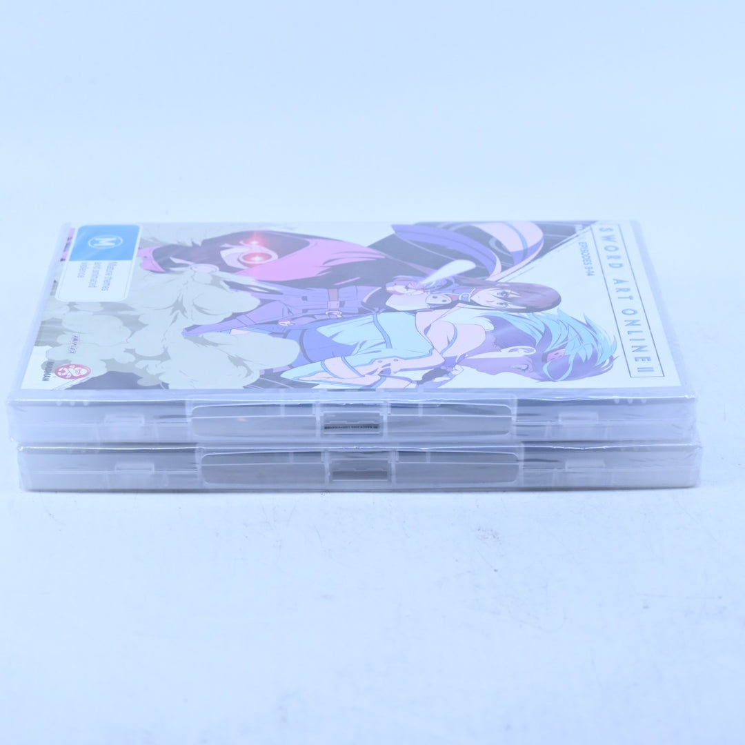 SEALED! Sword Art Online II - Volumes 1 &amp; 2 - Region 4 - Anime DVD