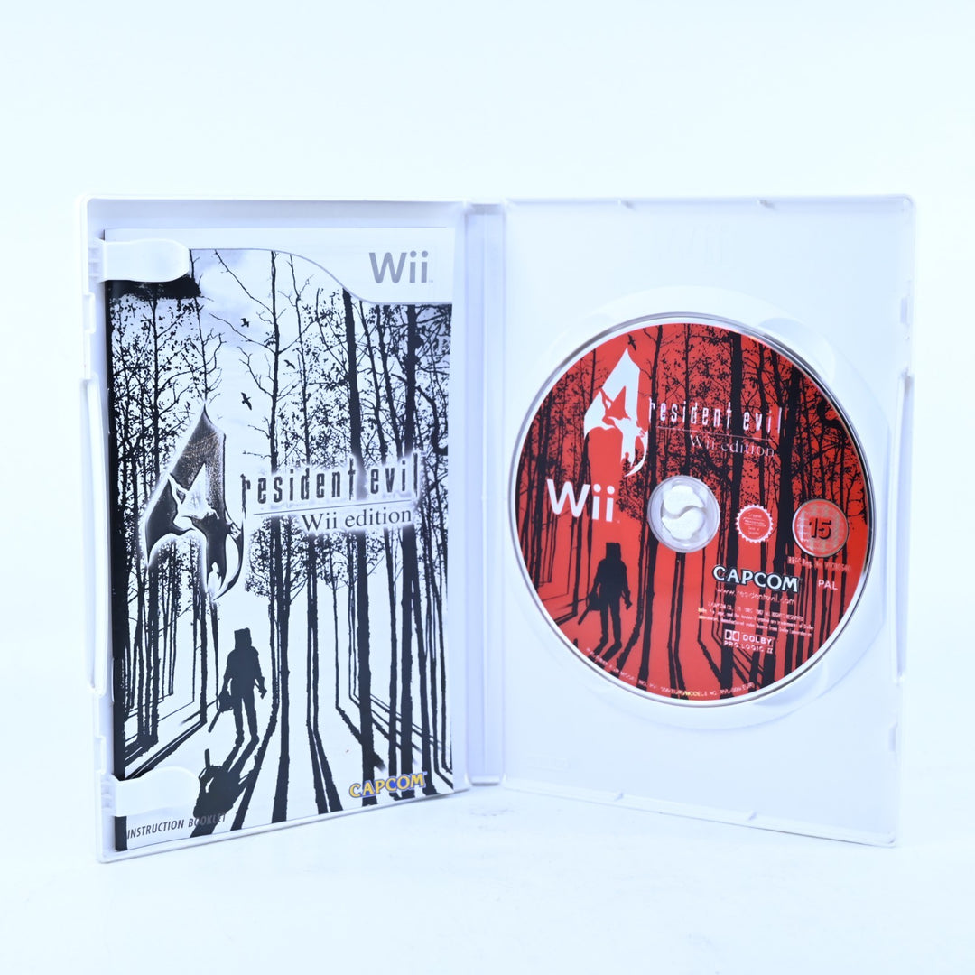 Resident Evil 4 - Nintendo Wii Game + Manual - PAL - MINT DISC!