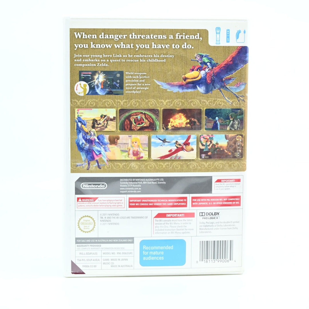 The Legend of Zelda: Skyward Sword - Nintendo Wii Game + Manual - PAL