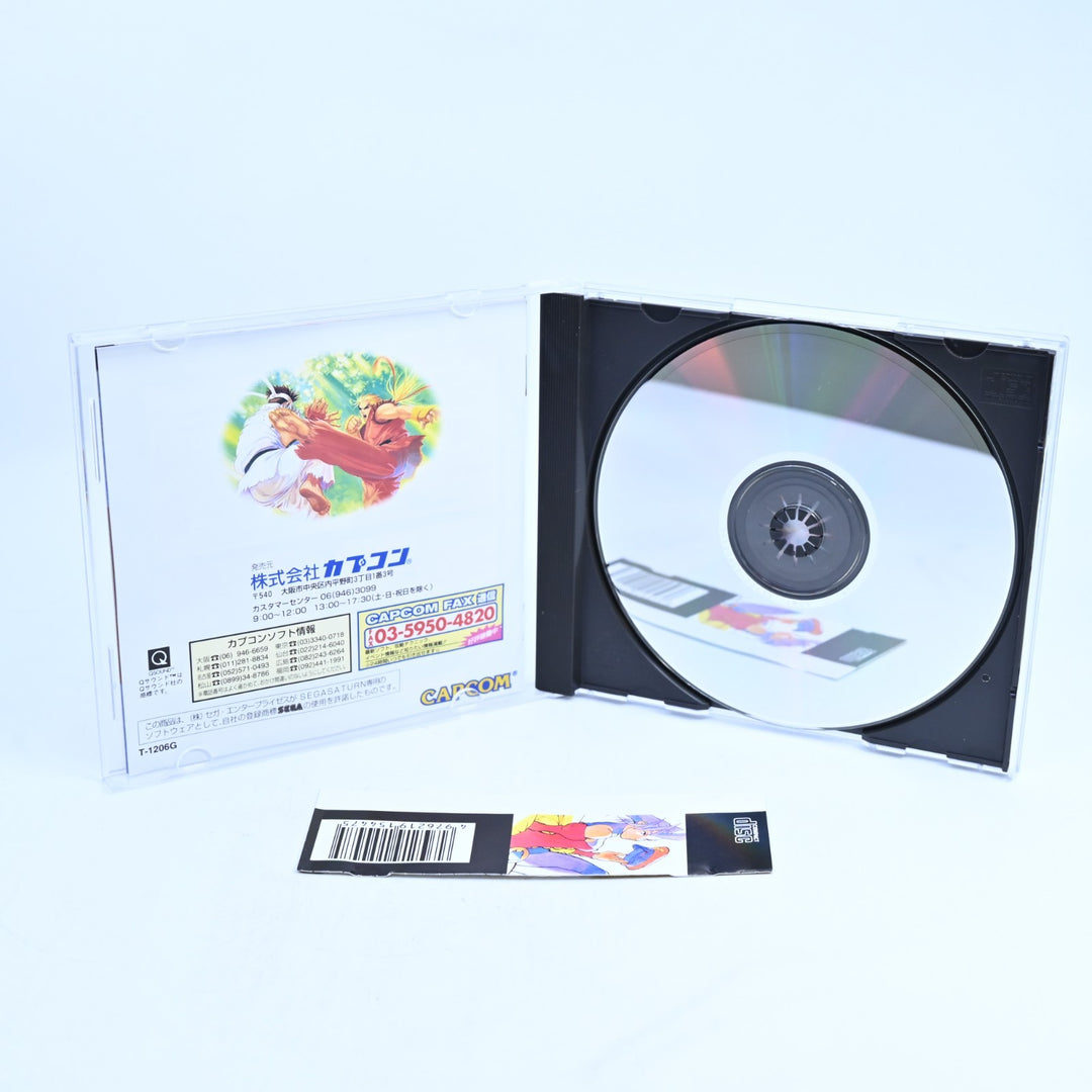 Street Fighter Zero - Sega Saturn Game + Manual - NTSC-J - FREE POST!
