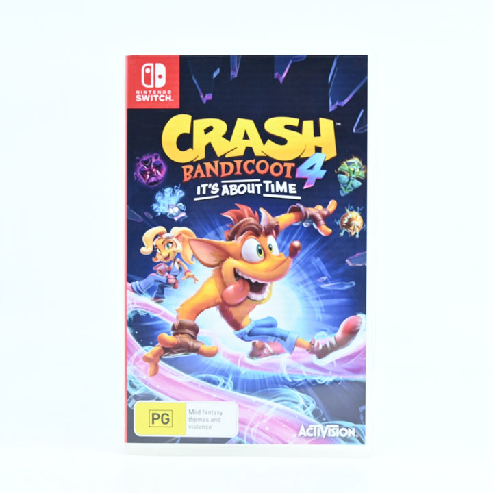 Crash Bandicoot 4: It's About Time - Nintendo Switch Game - FREE POST!