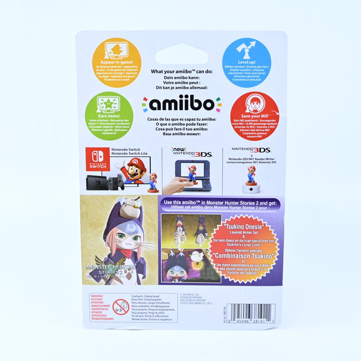 SEALED! Tsukino Amiibo - Monster Hunter Stories 2: Wings of Ruin - Nintendo