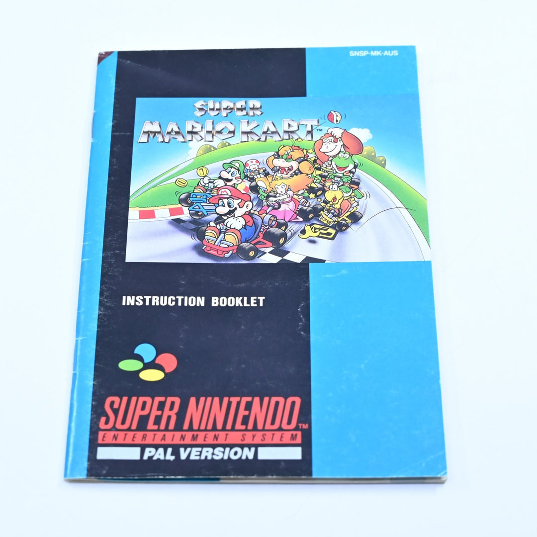 Super Mario Kart - Super Nintendo / SNES Boxed Game - PAL - FREE POST!