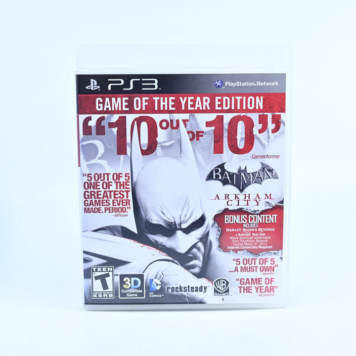 Batman: Arkham City - GOTY Edition - Sony Playstation 3 / PS3 Game - MINT DISC!