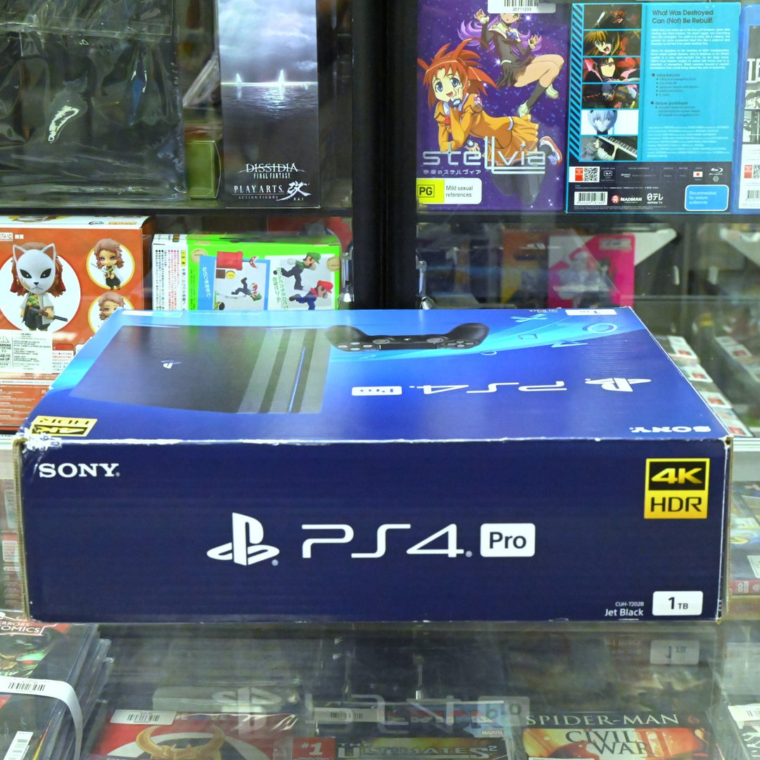 Black - Sony Playstation 4 Pro / PS4 Pro Boxed Console - 1TB - PAL