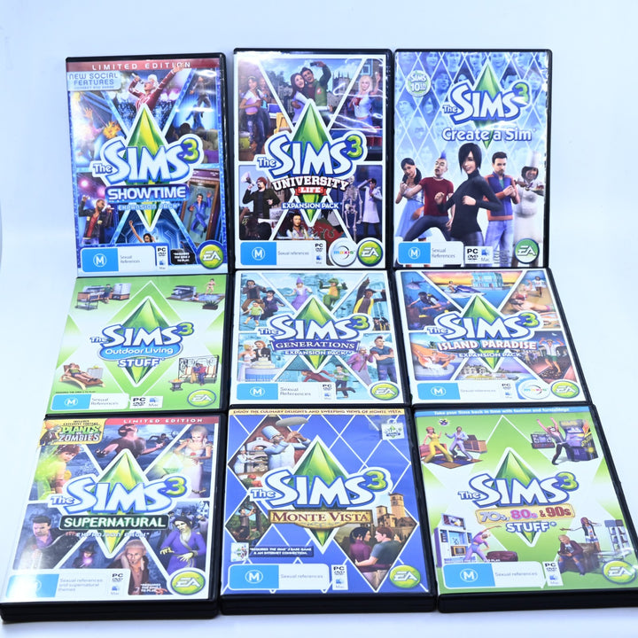The Sims 3 + Expansion Packs - PC Game - FREE POST!