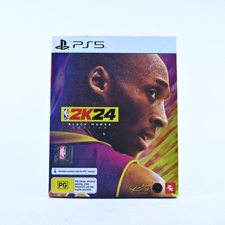 NBA 2K24 - Black Mamba Edition - Sony Playstation 5 / PS5 Game - MINT DISC!