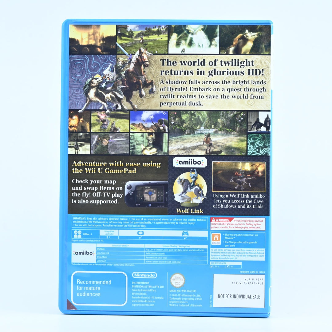 The Legend of Zelda: Twilight Princess HD - Nintendo Wii U Game - AUS PAL