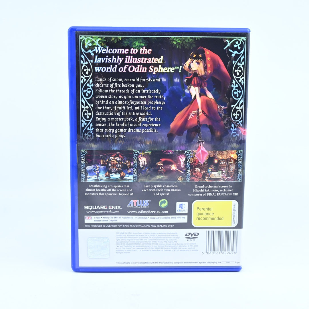 Odin Sphere - Sony Playstation 2 / PS2 Game + Manual - PAL - MINT DISC!