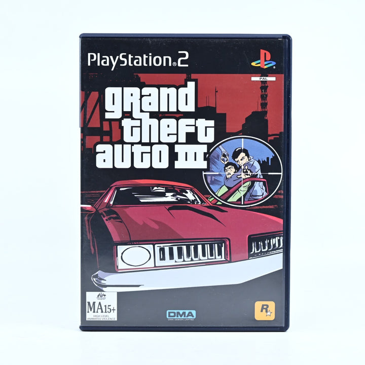Grand Theft Auto III 3 - Sony Playstation 2 / PS2 Game - No Manual - PAL