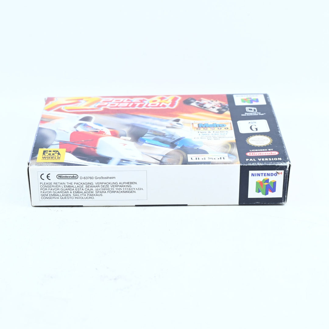 F1 Pole Position 64 - N64 / Nintendo 64 Boxed Game - PAL - FREE POST!