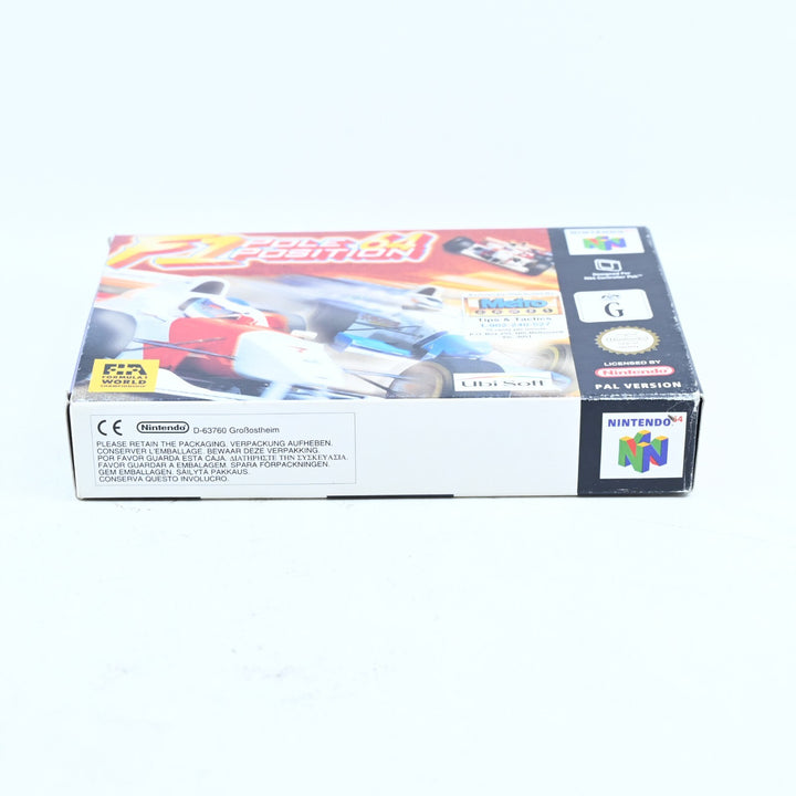 F1 Pole Position 64 - N64 / Nintendo 64 Boxed Game - PAL - FREE POST!