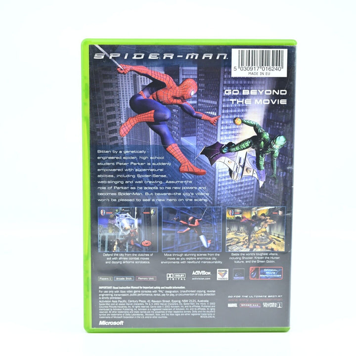 Spiderman / Spider-man - Original Xbox Game + Manual - PAL - MINT DISC!