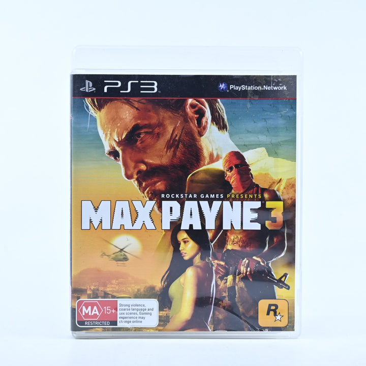 Max Payne 3 - Sony Playstation 3 / PS3 Game + Manual - MINT DISC!