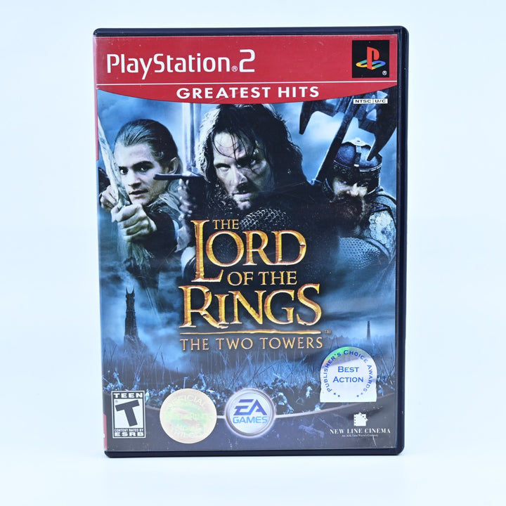 The Lord of the Rings: The Two Towers - Sony PS2 Game + Manual - NTSC-U