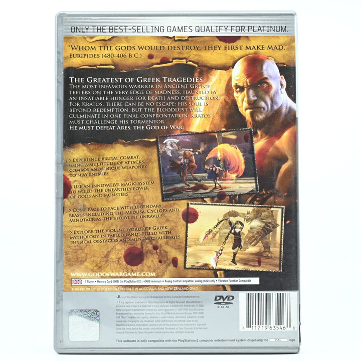 God of War #3 Platinum - Sony Playstation 2 / PS2 Game - PAL - FREE POST!