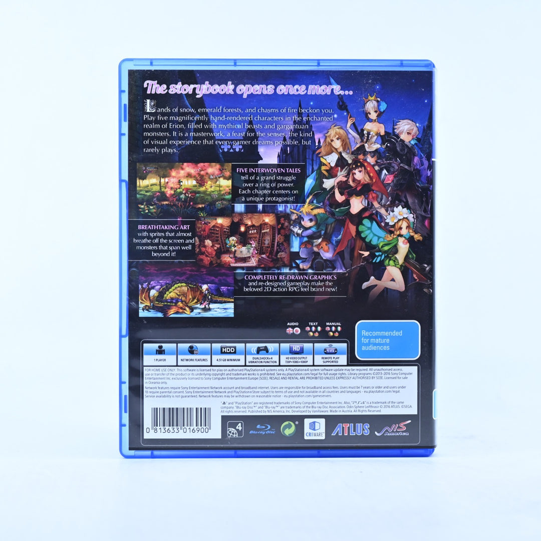 Odin Sphere Leifthrasir - Sony Playstation 4 / PS4 Game - MINT DISC!