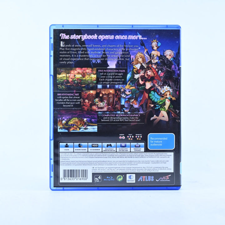 Odin Sphere Leifthrasir - Sony Playstation 4 / PS4 Game - MINT DISC!