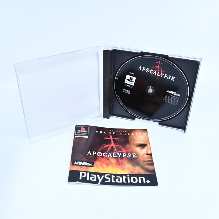 Apocalypse Starring Bruce Willis - Sony Playstation 1 / PS1 Game -  MINT DISC
